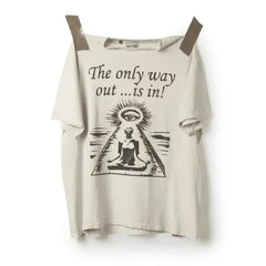 Gallery Dept. Work in Progress Only Way Out Tee Vintage White