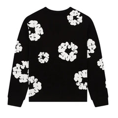 Denim Tears Long Sleeve Cotton Wreath T-shirt Black