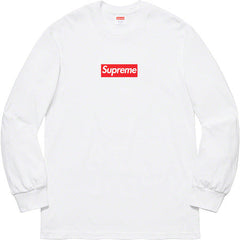 Supreme Box Logo L/S Tee White