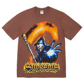 Supreme Grim Reaper Tee Brown