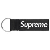 Supreme SS26 Webbing Keychain Black