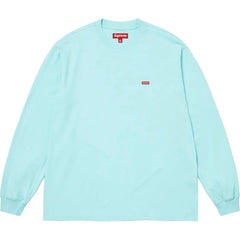 Supreme SS26 Small Box LS Tee Cyan