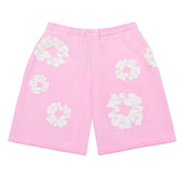 Denim Tears The Cotton Wreath Sweat Shorts Powder Pink