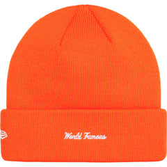 Supreme New Era® Box Logo Beanie Dark Orange