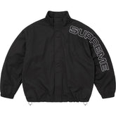 Supreme Spellout Embroidered Ripstop Track Jacket Black