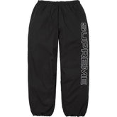 Supreme Spellout Embroidered Ripstop Track Pant Black