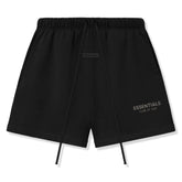 Fear Of God Essentials Classic Fleece Black Shorts (FW25)