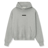 Fear Of God Essentials Classic Fleece Concrete Heather Hoodie (FW25)
