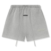 Fear Of God Essentials Classic Fleece Concrete Heather Shorts (FW25)