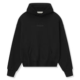 Fear Of God Essentials Classic Fleece Jet Black Hoodie (FW25)