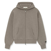Fear Of God Essentials Classic Hood Homestead Heather Zip-Up Hoodie (SS25)