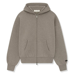 Fear Of God Essentials Classic Hood Homestead Heather Zip-Up Hoodie (SS25)
