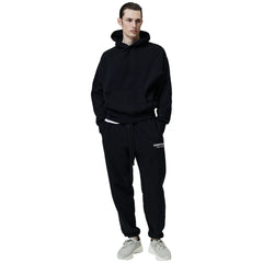 Fear Of God Essentials Classic Fit Jet Black Sweatpants (SS25)