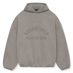 Fear Of God Essentials Core Collection Nylon Fleece Heather Grey Hoodie