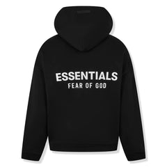 Fear Of God Essentials Fleece Black Hoodie (FW24)