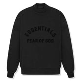 Fear of God Essentials Jet Black Crewneck (SS23)