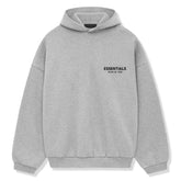Fear Of God Essentials Fleece Light Heather Grey Hoodie (FW24)