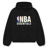 Fear Of God Essentials x NBA Black Hoodie