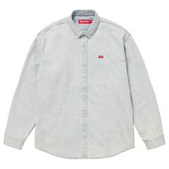 Supreme SS26 Small Box Denim Shirt Light Indigo
