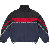 Supreme SS26 Logo Taping Track Jacket Navy