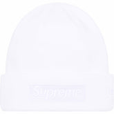Supreme New Era® Box Logo Beanie White