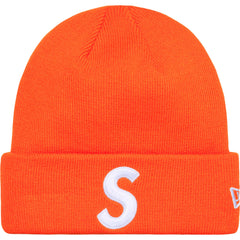 Supreme New Era® S Logo Beanie Orange