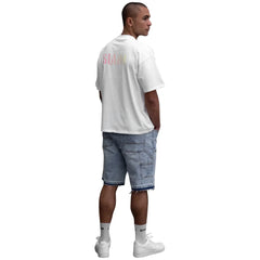 SIARR Carpenter Denim Shorts Blue