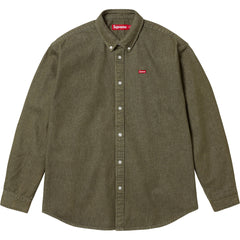 Supreme SS25 Small Box Denim Shirt Olive