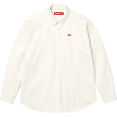 Supreme SS25 Small Box Denim Shirt White