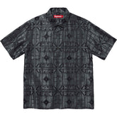 Supreme Tray Jacquard S/S Shirt Black