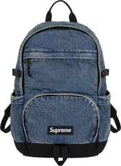 Supreme FW25 Denim Backpack Washed Indigo