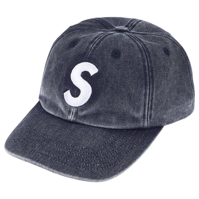 Supreme Pigment Coated S Logo 6-Panel Navy