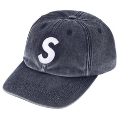 Supreme Pigment Coated S Logo 6-Panel Navy