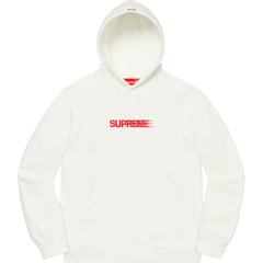 Supreme Motion Logo Hooded Sweatshirt White