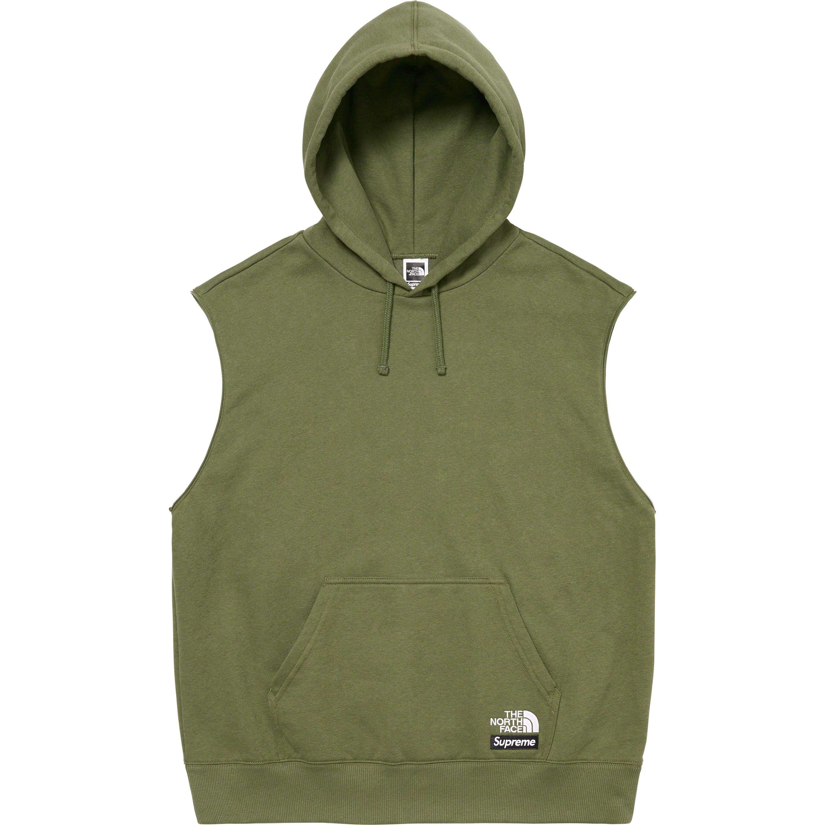 Supreme/The North Face Convertible Hooded Sweatshirt Olive