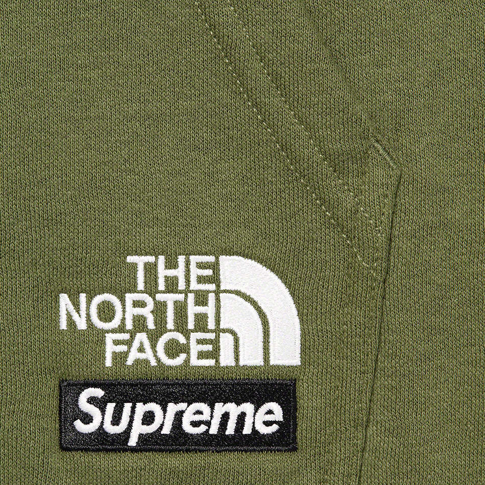 Supreme/The North Face Convertible Hooded Sweatshirt Olive