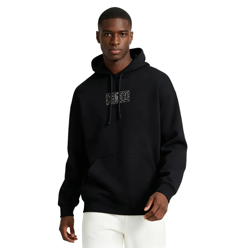 Kith For Spider-Man Web Logo Hoodie Black