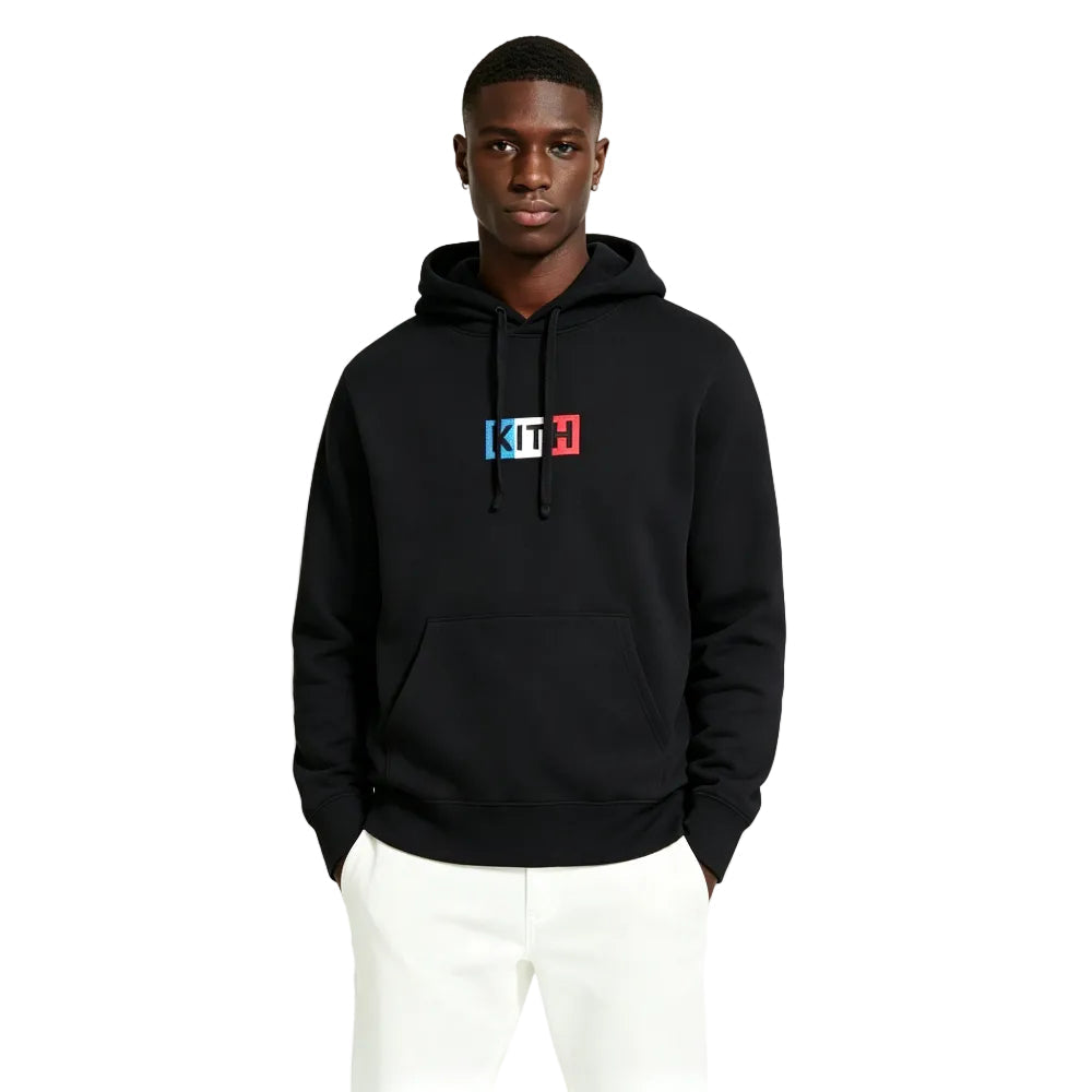 Kith Paris Classic Logo Hoodie Black