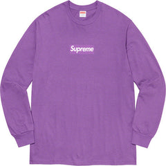 Supreme Box Logo L/S Tee Purple