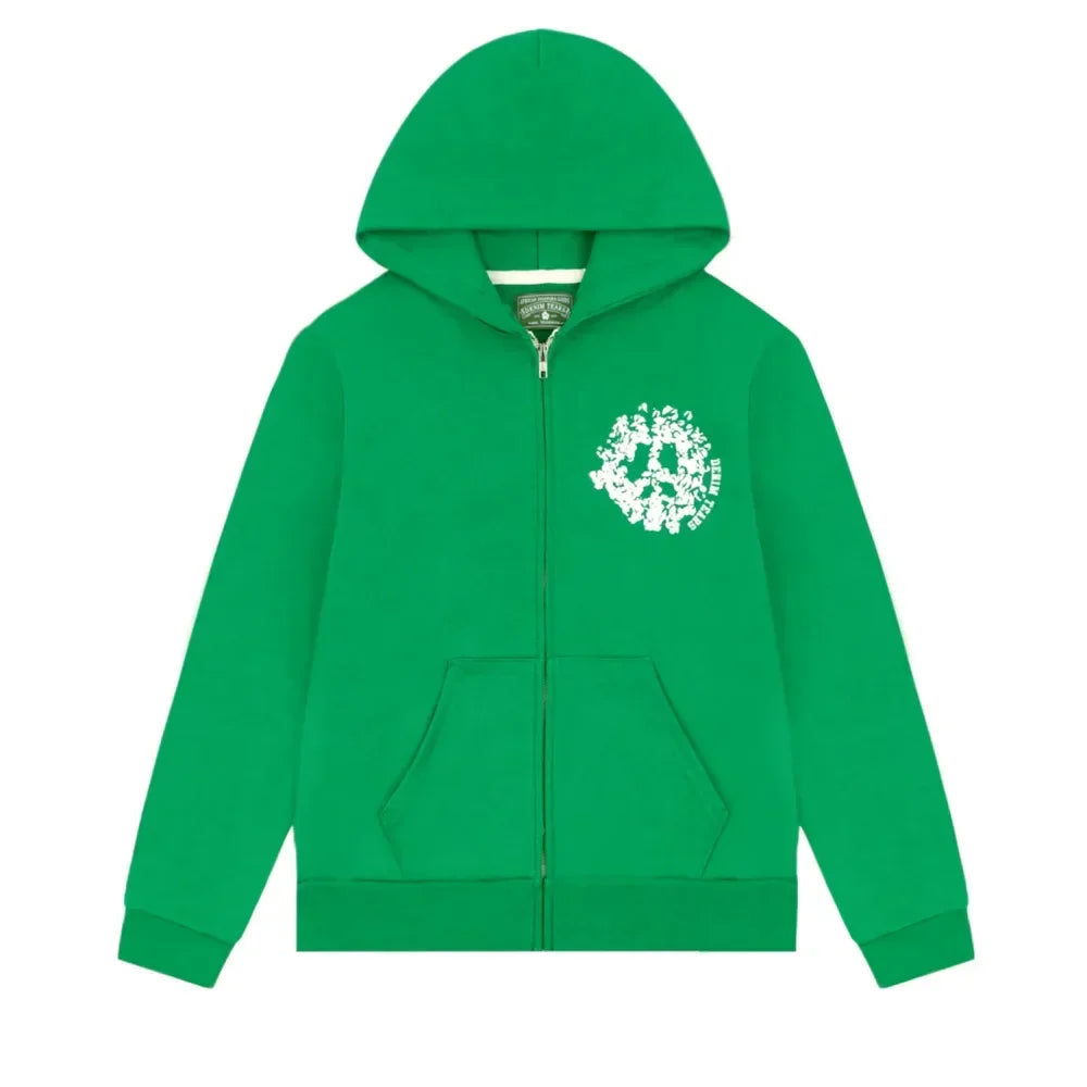 Denim Tears Denim University Zip Hoodie Green