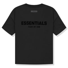 Fear Of God Essentials Black T Shirt (SS22)
