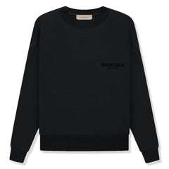 Fear of God Essentials Black Crewneck (SS22)