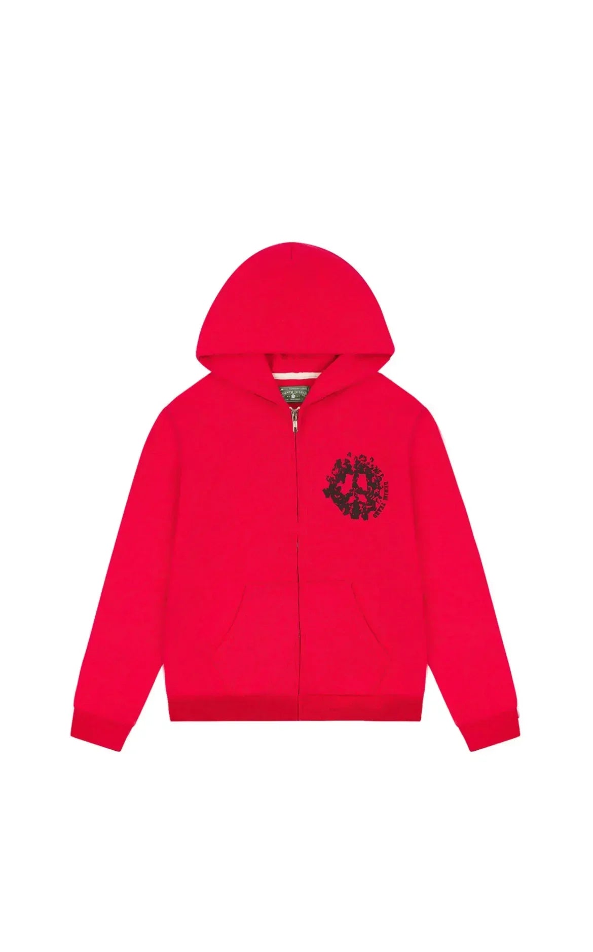 Denim Tears Denim University Zip Hoodie SS24 Red
