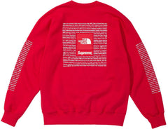 Supreme® The North Face® Crewneck Red
