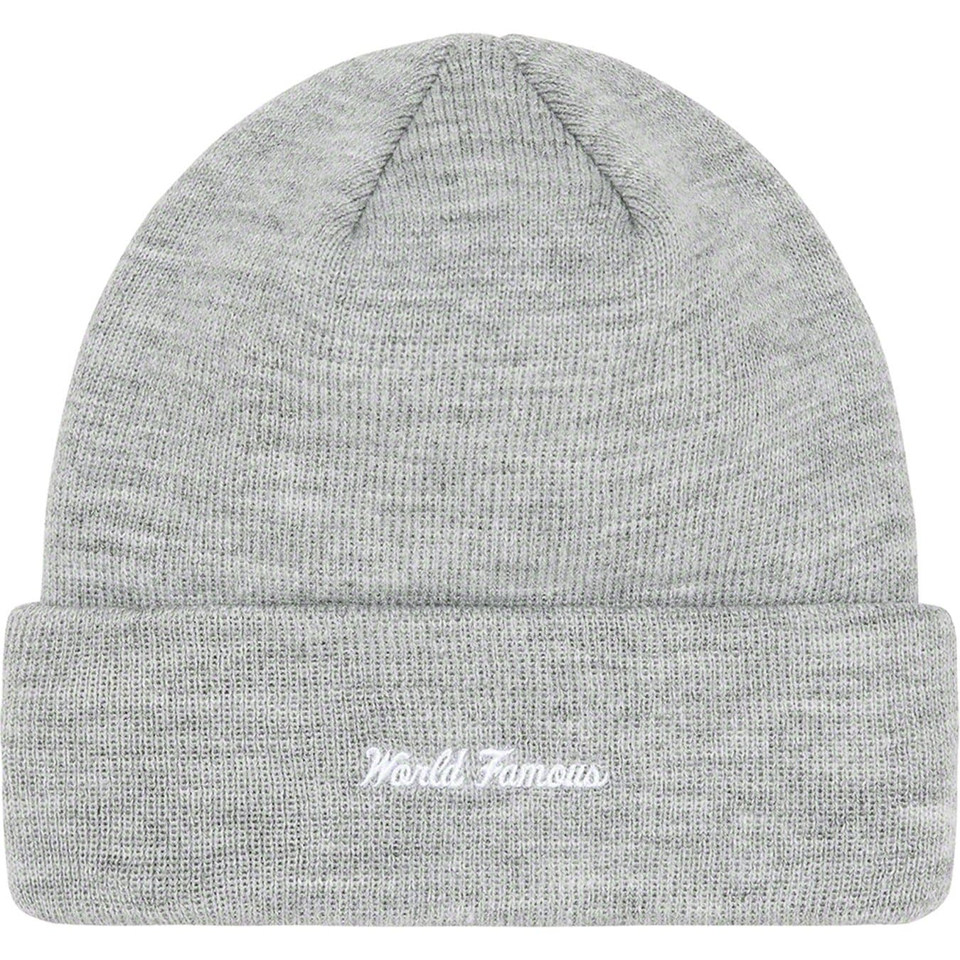 Supreme New Era Box Logo Beanie Heather Grey