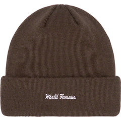 Supreme New Era Box Logo Beanie Brown