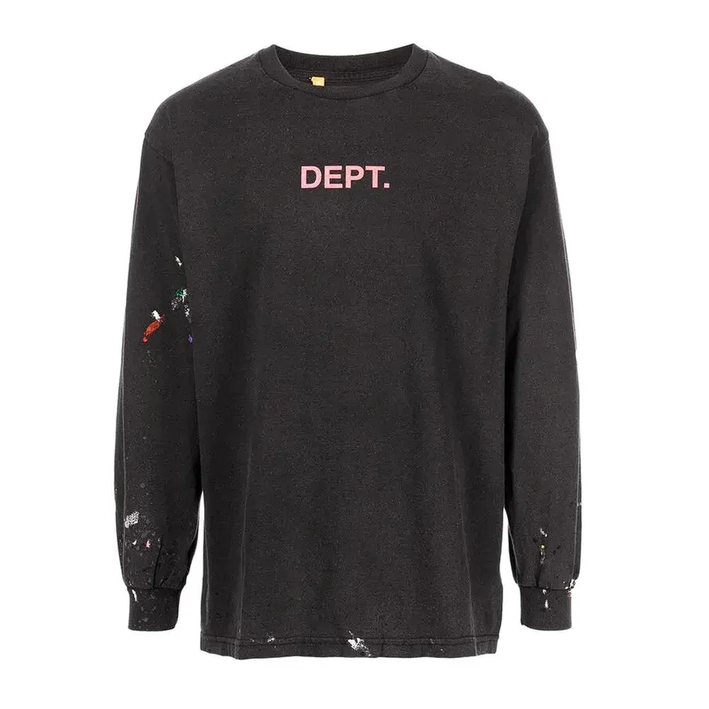 GALLERY DEPT.  paint-spatter ong-seeve t-shirt