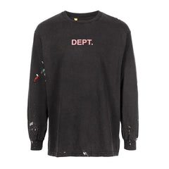 GALLERY DEPT.  paint-spatter ong-seeve t-shirt