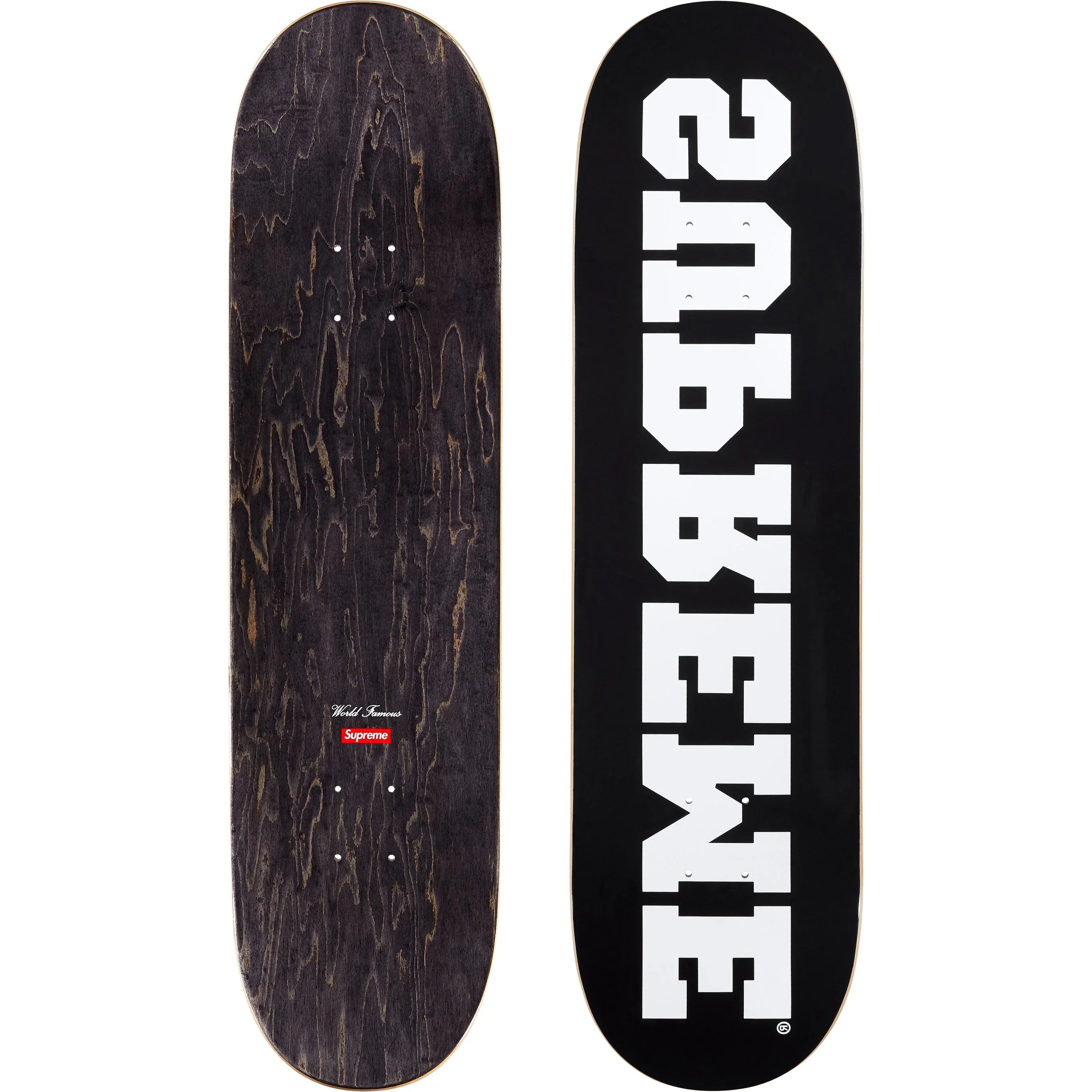 Supreme Reverse Skateboard Black