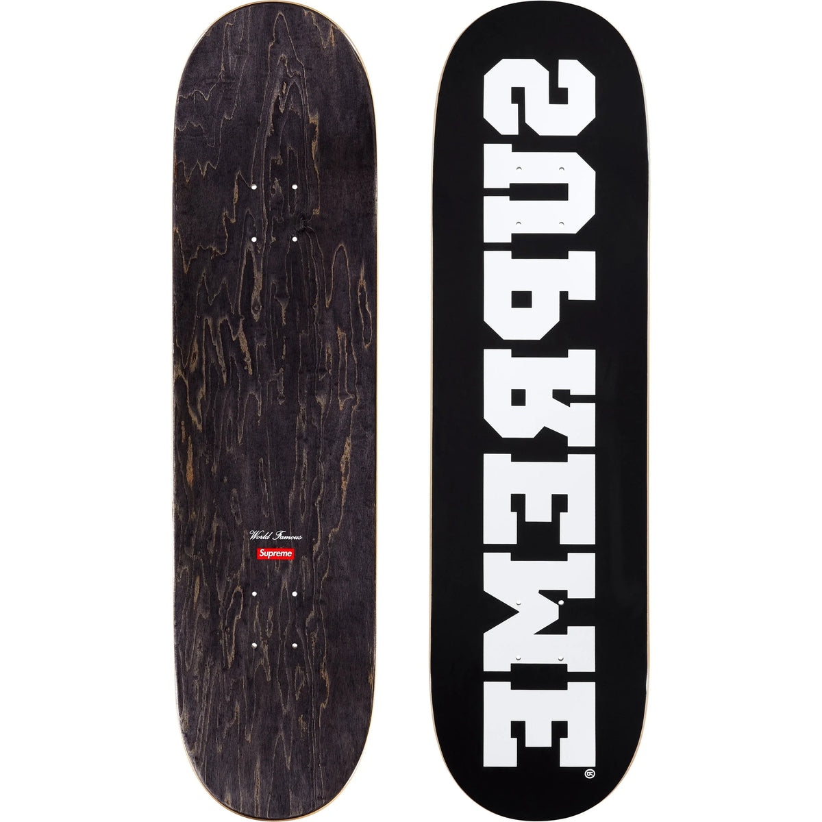 Supreme Reverse Skateboard Black